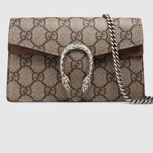 Gucci Dionysus Mini Bag - Brown and Silver